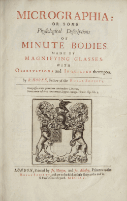 Robert Hooke's Micrographia