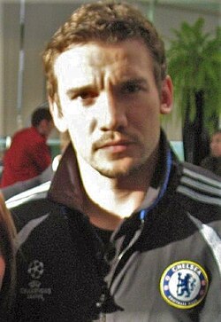 Shevchenko with Chelsea in 2007