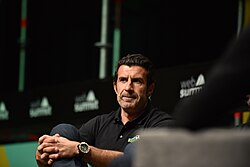 Figo on stage at the Web Summit in November 2016