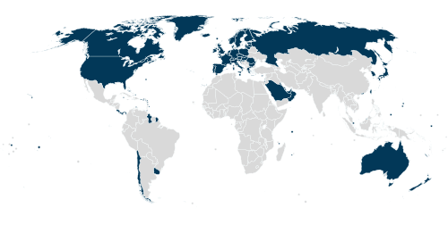 Map of world economies based on the World Bank income classification for the 2027 fiscal year