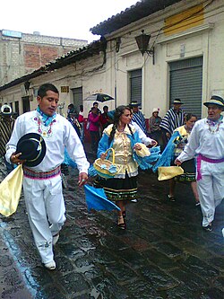 Parade in Latacunga, Ecuador