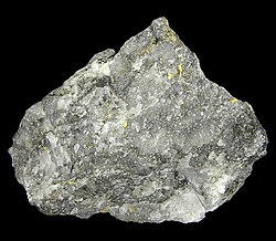 Gold ore (size: 7.5 × 6.1 × 4.1 cm)