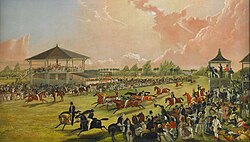 Horse race meeting at Jacksonville, Alabama, 1841