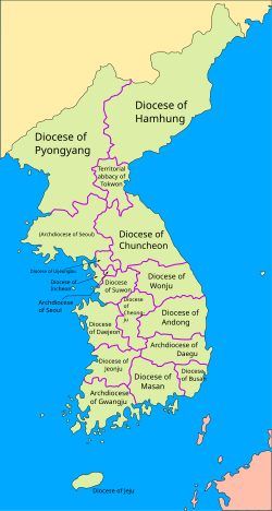 Roman Catholic dioceses of Korea