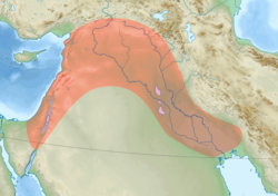 Map of the Fertile Crescent
