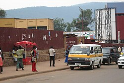 Minibus in Kigali, Rwanda