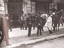 Suspects rounded up by the Civil Guard during the Tragic Week, 1909
