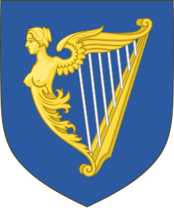 Historic arms of the Kingdom of Ireland