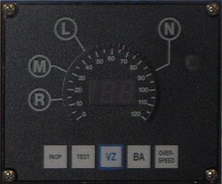 CDU used on Metro-North is integrated with the speedometer indicating the train speed, and the signals indicate the speed limit.