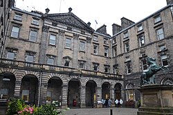 Edinburgh City Chambers is the headquarters of the City of Edinburgh Council.