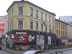 The Blitz House pictured in 2005, before the building was renovated.