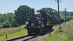 No. 72 Fenchurch approaching Wootton, Isle of Wight on 24 June 2023