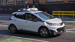 Cruise Automation self-driving car with five Velodyne Lidar units on the roof