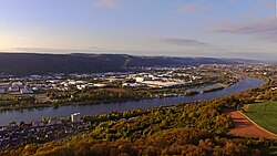 The industrial zone in Trier, Germany