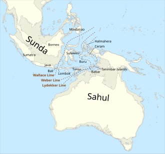 Definitions of the boundary between Asia and Oceania