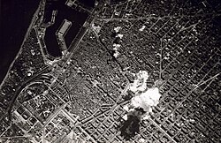 Bombing in Barcelona, 1938