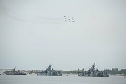 Russian forces during Victory Day in Sevastopol, 2014