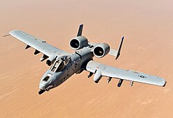 A-10 Thunderbolt II ground-attack aircraft