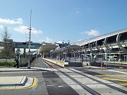 Miami Intermodal Center, a hub for intercity transportation, including Tri-Rail and Miami-Dade Transit, in March 2015