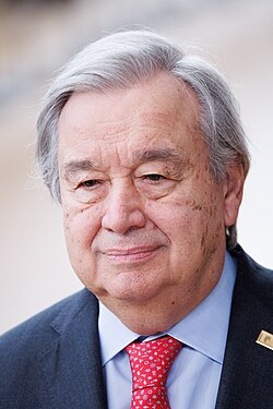 António Guterres, the current secretary-general