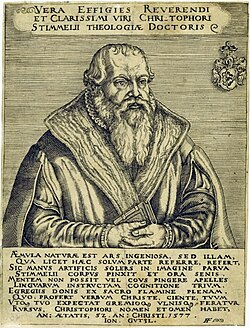 Christophorus Stimmelius, the German author of the first and highly successful comedy about student life