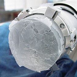 Ice core of the OCCR for climate reconstruction, 2006