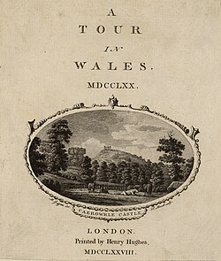 A Tour in Wales, 1770, first published in 1778