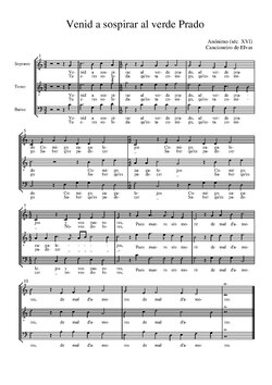 Venid a sospirar (José de Anchieta) - score available at Musica Brasilis website.