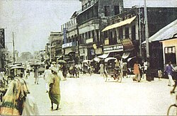 A market in Dacca, 1950