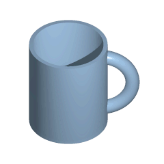 Topological transformation of a mug into a torus