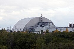 Chernobyl New Safe Confinement in 2017