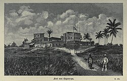 Fort Bagamoyo, c. 1891