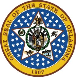 Labor omnia vincit, the motto of Oklahoma on its state seal