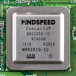 Mindspeed Comcerto M86200G-12, used in WD My Cloud