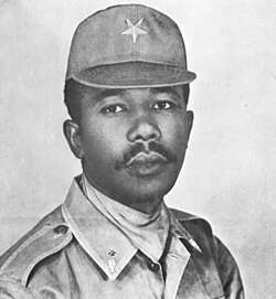 Photograph of Ethiopian military dictator Mengistu Haile Mariam. Mengistu ruled Ethiopia from 1977 to 1991 and carried out extremely brutal repressions of dissent, such as so-called Qey Shibir.