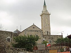 Catholic church at his traditional birthplace in Ein Kerem
