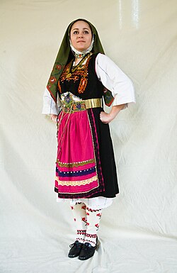 Greek folk dress