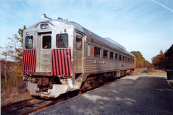Budd Rail Diesel Car RDC-1 #407 of the Cape May Seashore Lines, New Jersey