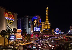 Las Vegas is located in the Mojave Desert.