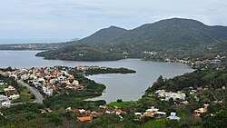 Lagoa da Conceição seen from South.