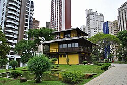 Praça do Japão (Japan Square), built in honor of Japanese immigrants