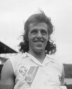 Foekje Dillema was banned from the women's division in 1950.