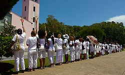 Ladies in White demonstration in Havana (April 2012)