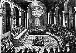 As part of the Catholic Reformation, Pope Paul III (1534–1549) initiated the Council of Trent (1545–1563), which established the triumph of the papacy over those who sought to reconcile with Protestants or oppose papal claims.