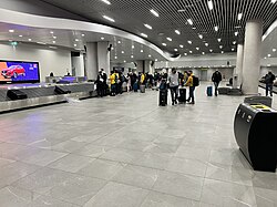 Baggage claim area at International Terminal