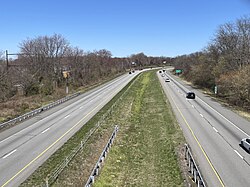 I-295 eastbound in Middletown Township
