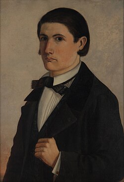 An early self-portrait (1858)
