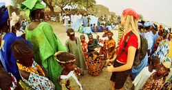 A Bambara wedding in Mali, observed by a tourist