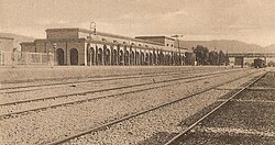 Railway station in 1900