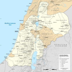 The Herodian kingdom at its greatest extent